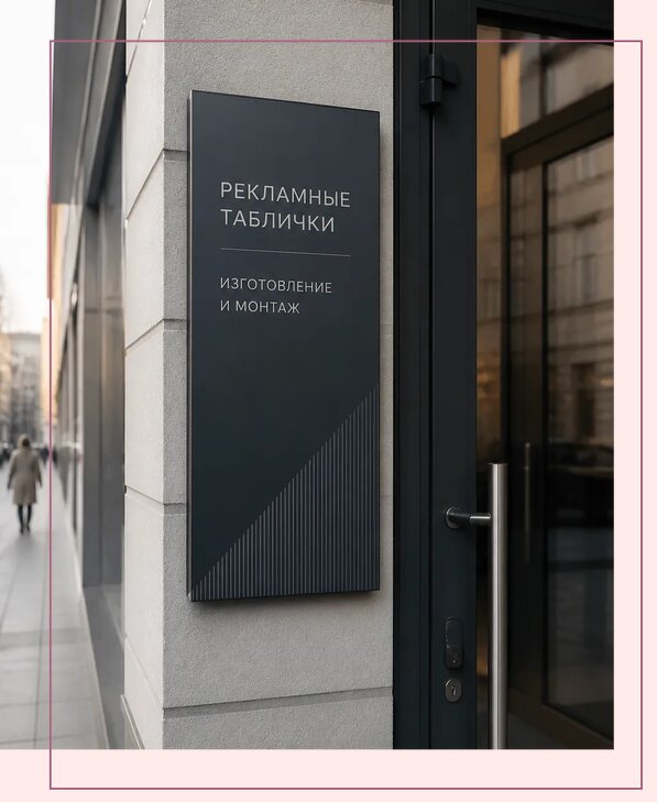 Рекламные таблички в Кондопоге по цене от 4568 р. | Аванза-Кнп